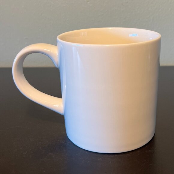 OPALHOUSE Letter "D ” Monogram Initial Maroon and Metallic Gold Ribbed Mug ~ - Picture 7 of 13